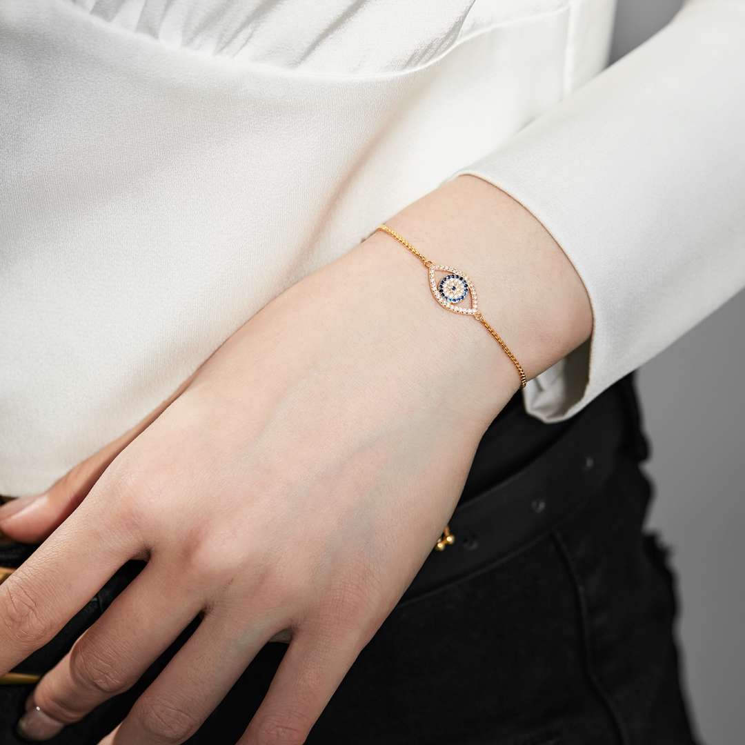 [ORA ]Dazzling Eye Shape Necklace