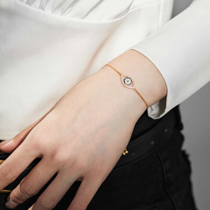 [ORA ]Dazzling Eye Shape Necklace