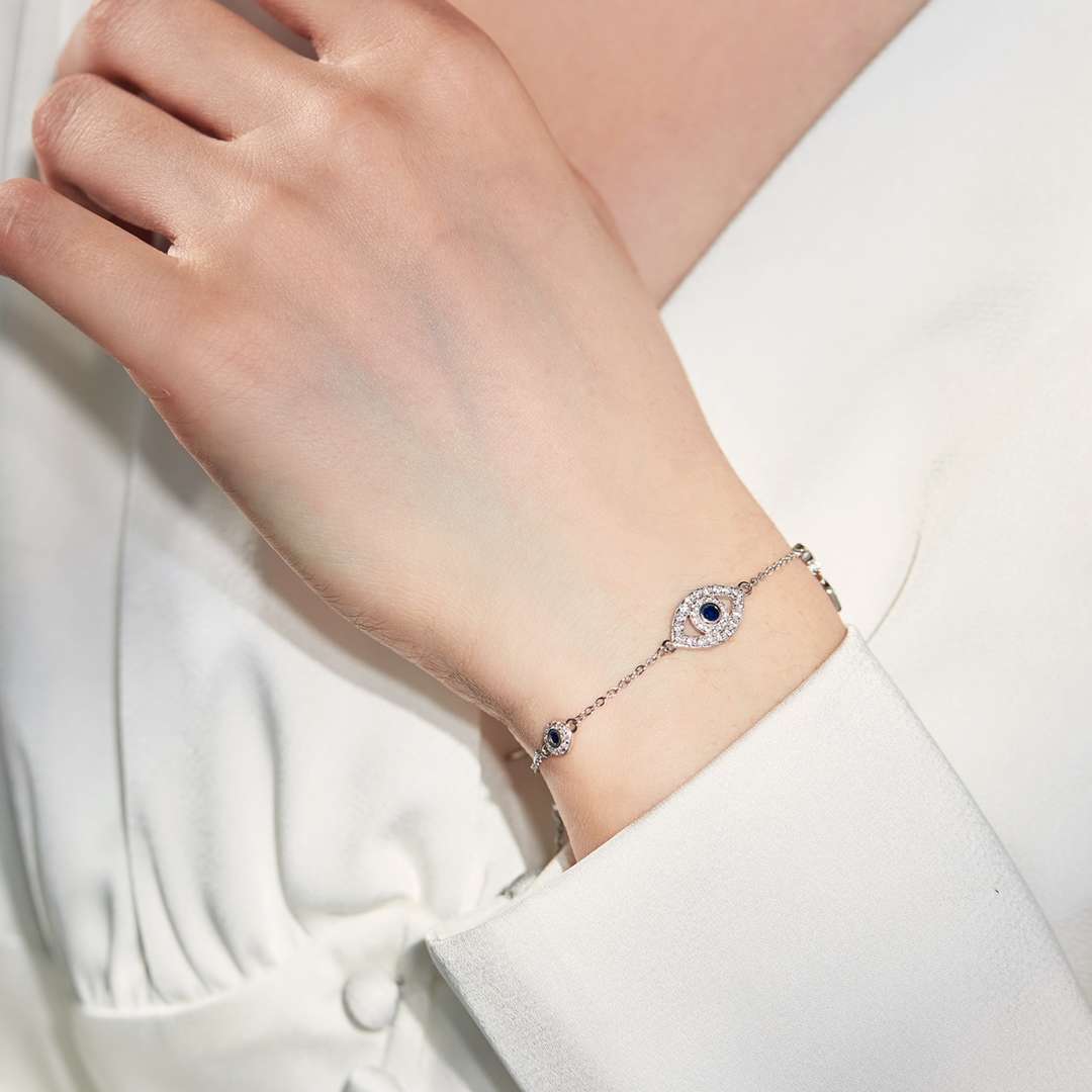 [ORA ]Dainty Eye Shape Necklace