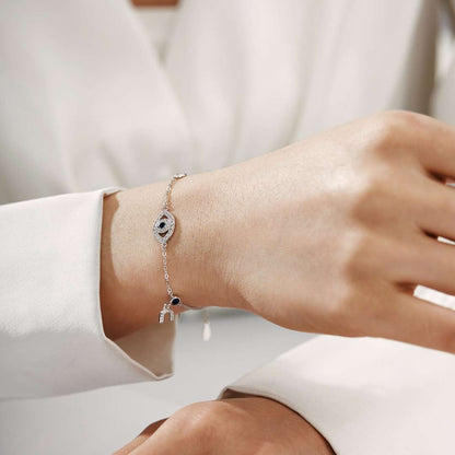 [ORA ]Dainty Eye Shape Necklace