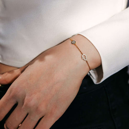 [ORA ]Gost Shape & Round Shape Necklace
