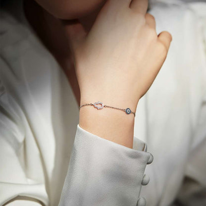 [ORA ]Gost Shape & Round Shape Necklace