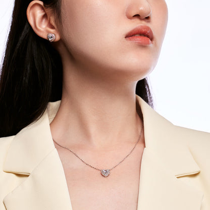 [ORA ]Dazzling Heart Shape Lover Earrings