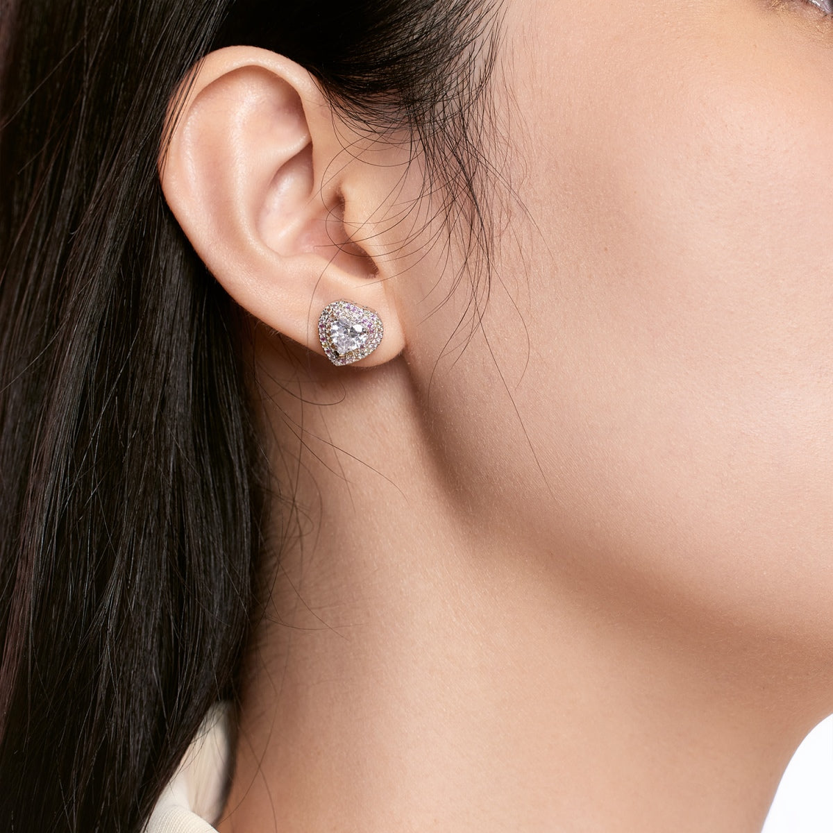[ORA ]Dazzling Heart Shape Lover Earrings