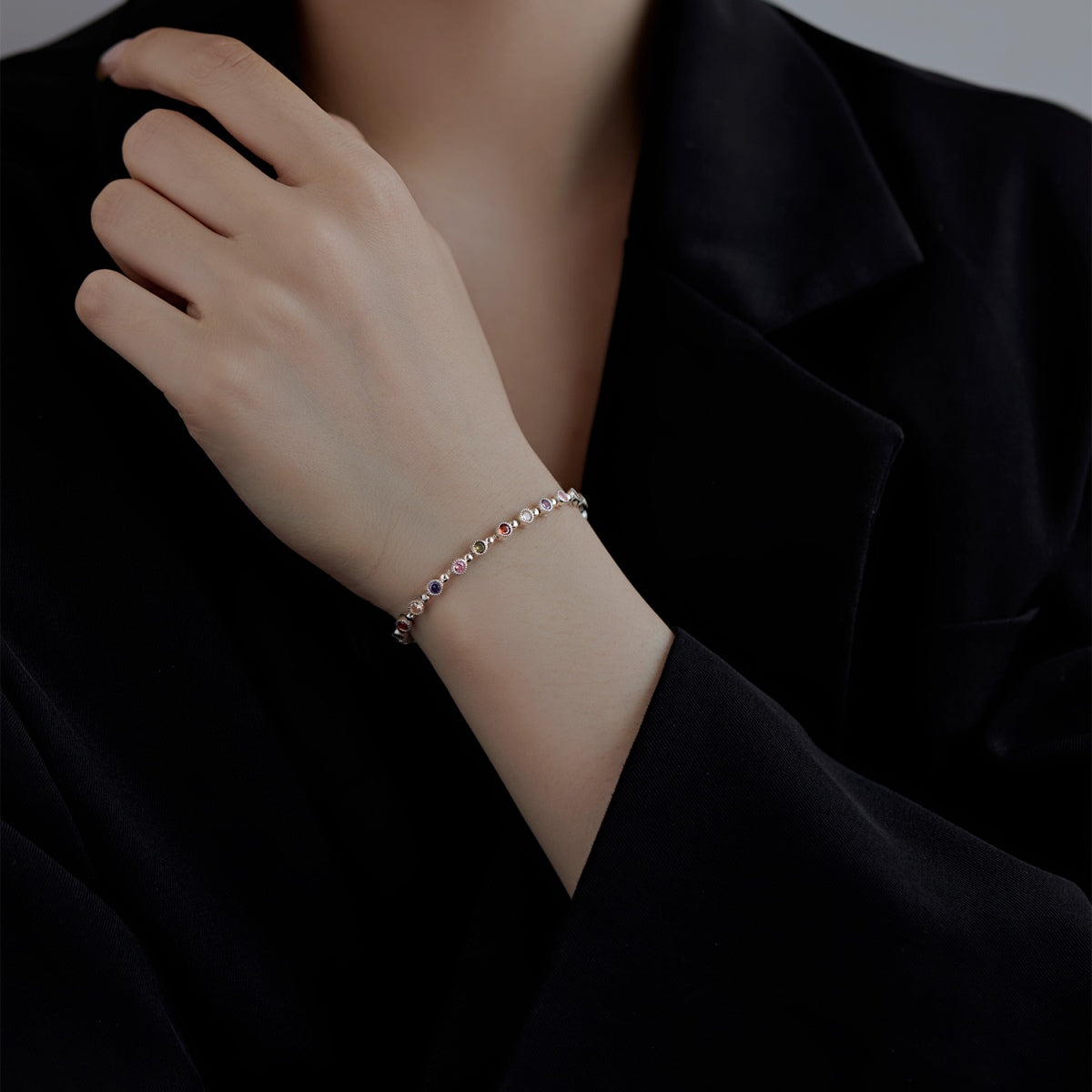 [ORA ]Sparkling Exquisite Round Cut Party Bracelet