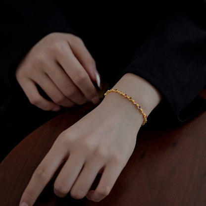 [ORA ]Sparkling Exquisite Round Cut Party Bracelet