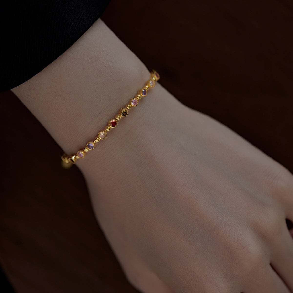 [ORA ]Sparkling Exquisite Round Cut Party Bracelet