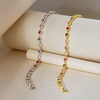 [ORA ]Sparkling Exquisite Round Cut Party Bracelet