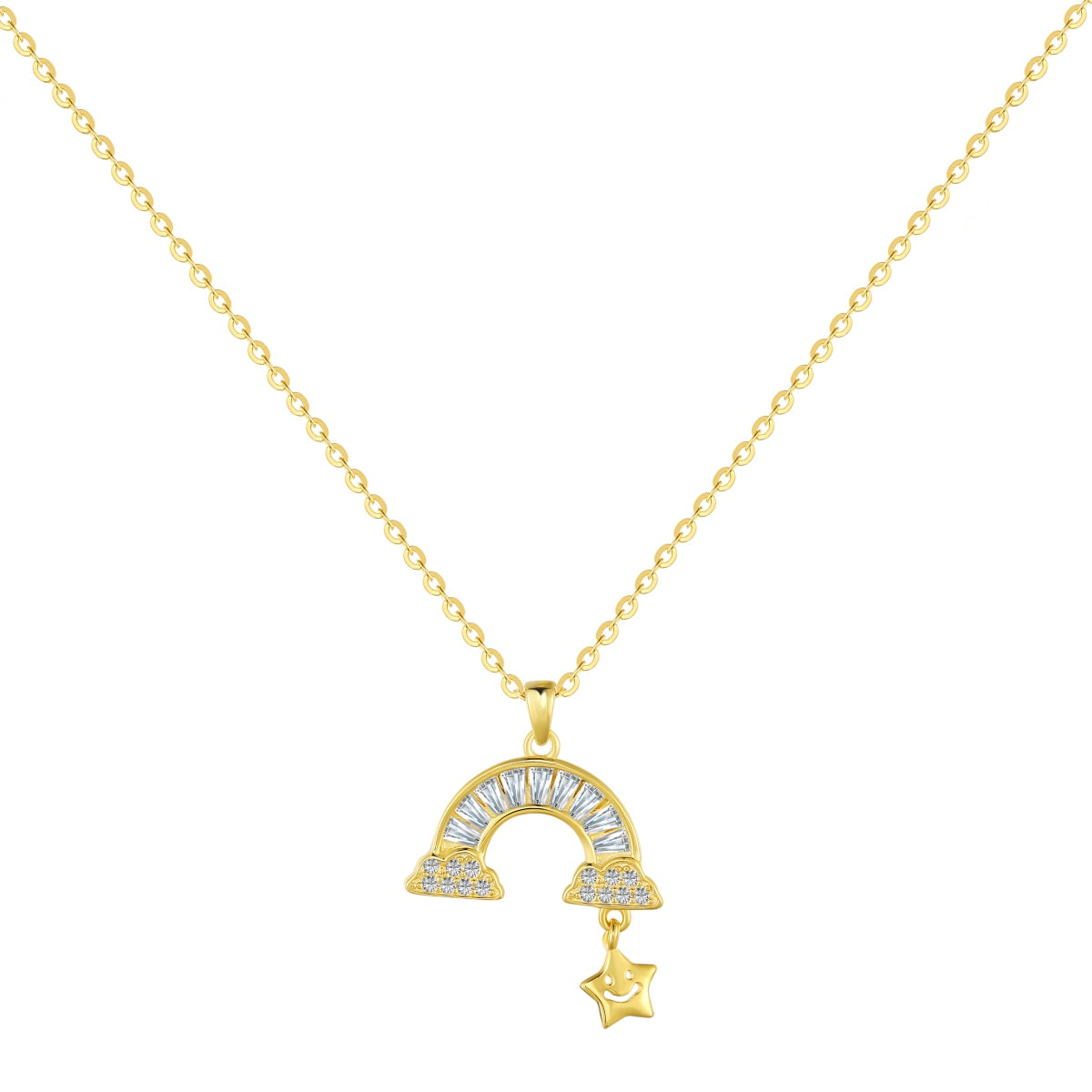 [ORA ]Unique Rainbow Star Necklace