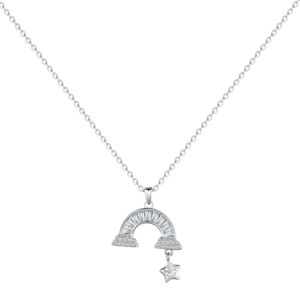 [ORA ]Unique Rainbow Star Necklace