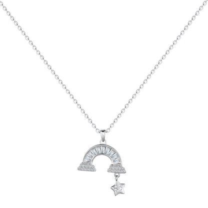 [ORA ]Unique Rainbow Star Necklace