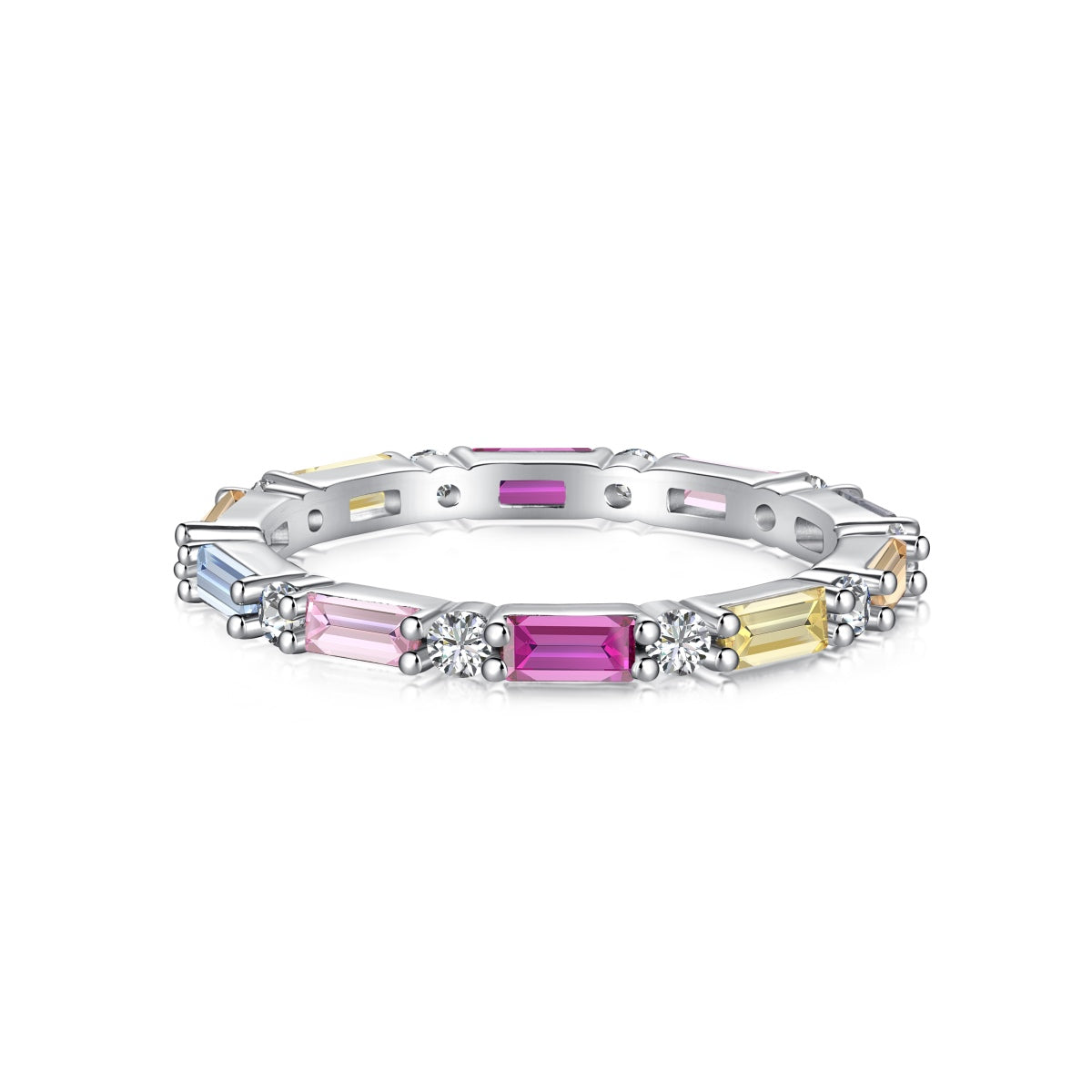 [ORA ]Lively In Shades Elegant Radiant Cut Daily Ring