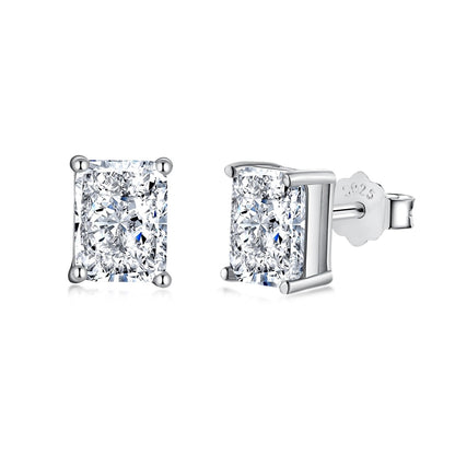 [ORA ]Radiant Luxurious Princess Cut Daily Earrings