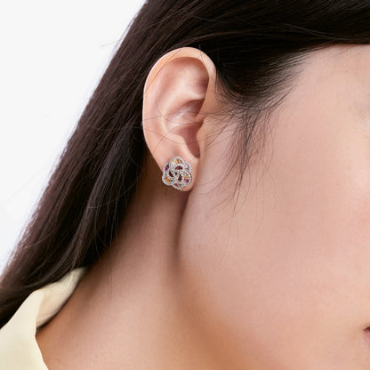 [ORA ]Exquisite Flower Shape Daily Earrings