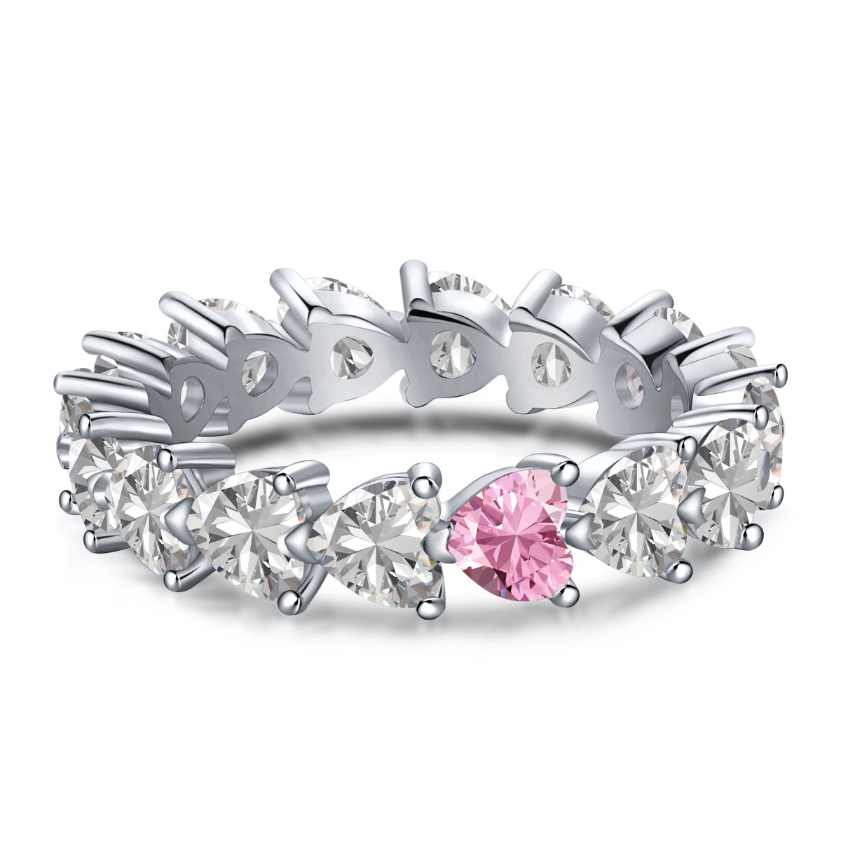 [ORA ]0.25 Carat Radiant Romance Heart Cut Lover Ring