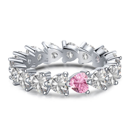 [ORA ]0.25 Carat Radiant Romance Heart Cut Lover Ring