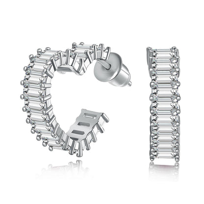[ORA ]Radiant Heart Cutout Earrings