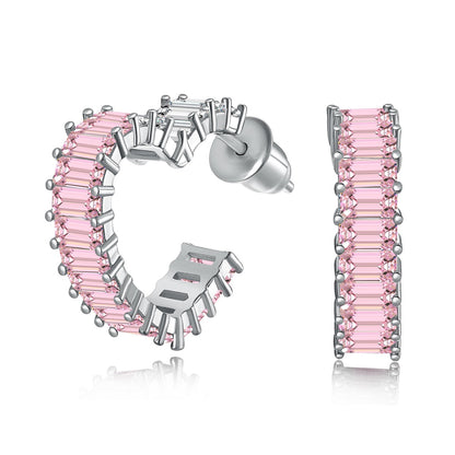 [ORA ]Radiant Heart Cutout Earrings