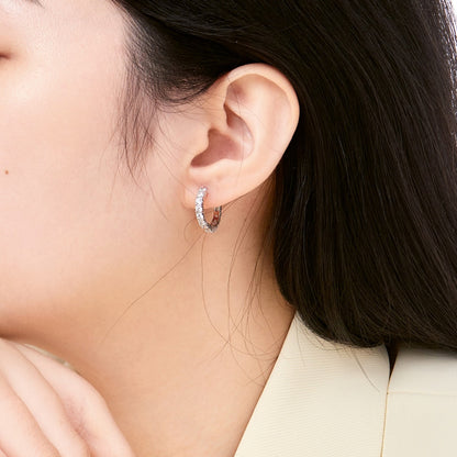 [ORA ]Radiant Colorful Round Cut Earrings
