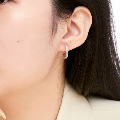 [ORA ]Radiant Colorful Round Cut Earrings