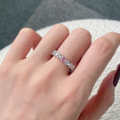 [ORA ]0.25 Carat Radiant Romance Heart Cut Lover Ring