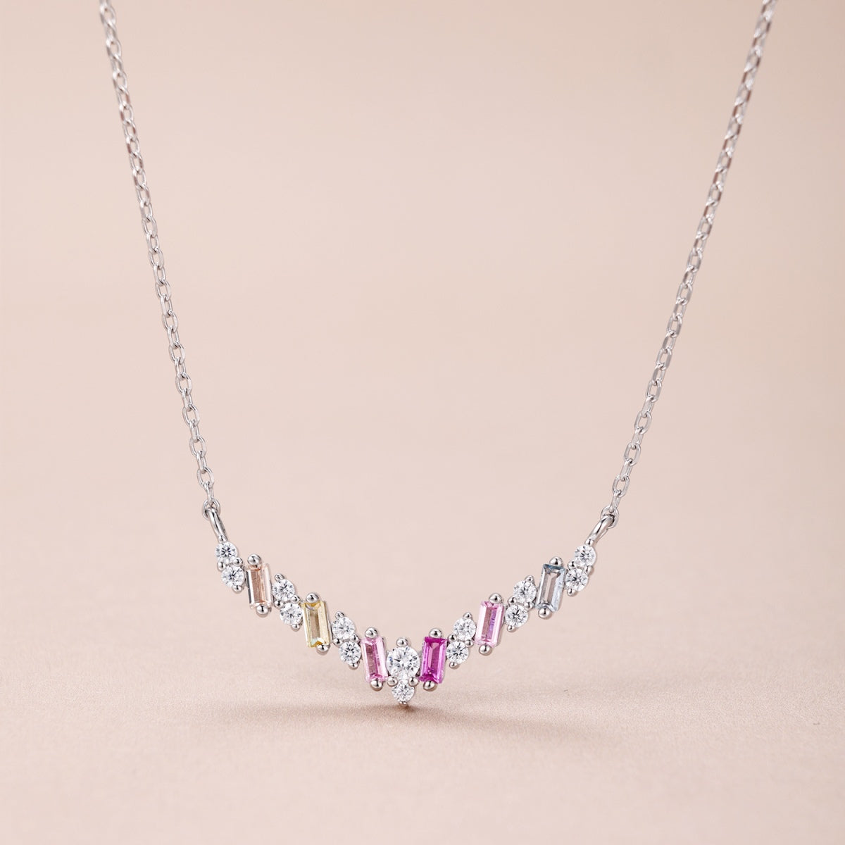 [ORA ]Dazzling Rainbow Necklace