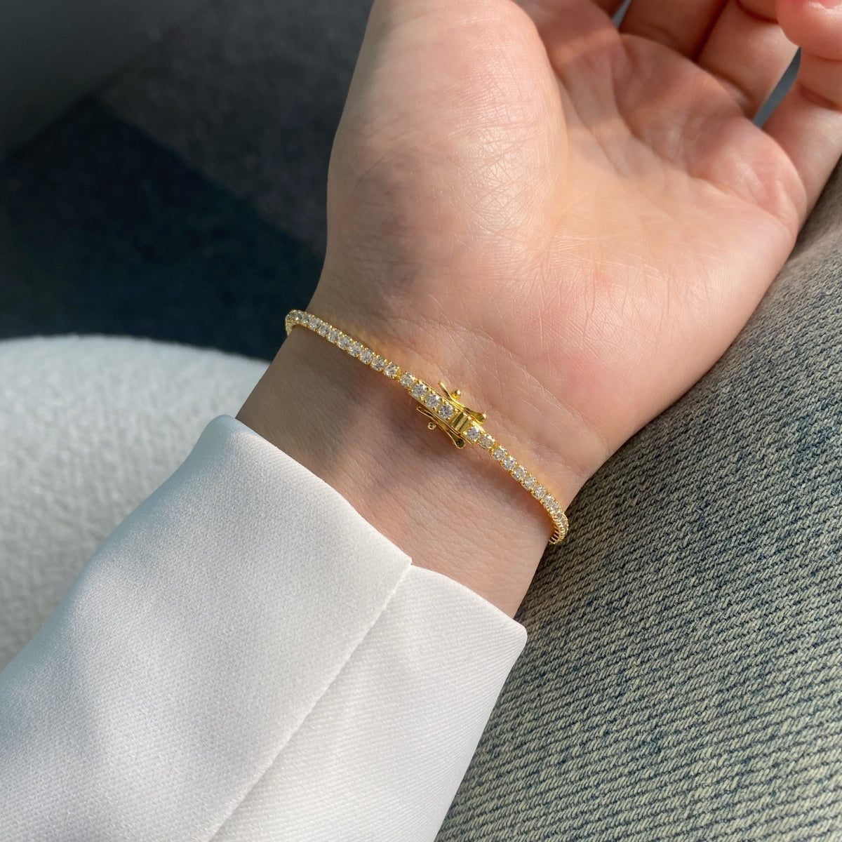 [ORA ]Radiant Colorful Round Cut Party Bracelet