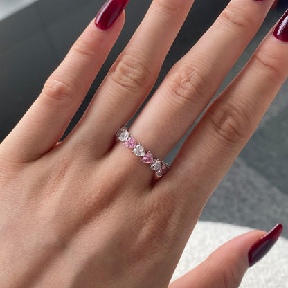 [ORA ]0.25 Carat Radiant Romance Heart Cut Lover Ring