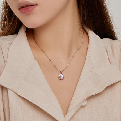 [ORA ]Charming Flower Colorful Necklace