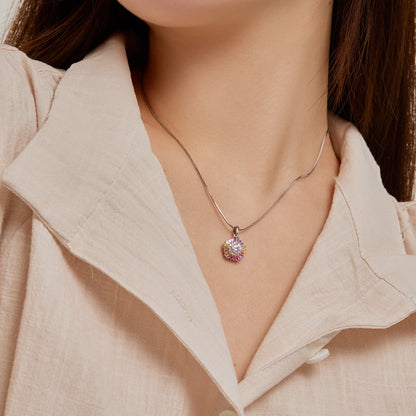 [ORA ]Charming Flower Colorful Necklace