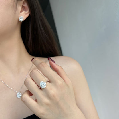 [ORA ]Delicate Gorgeous Pear Cut Daily Earrings
