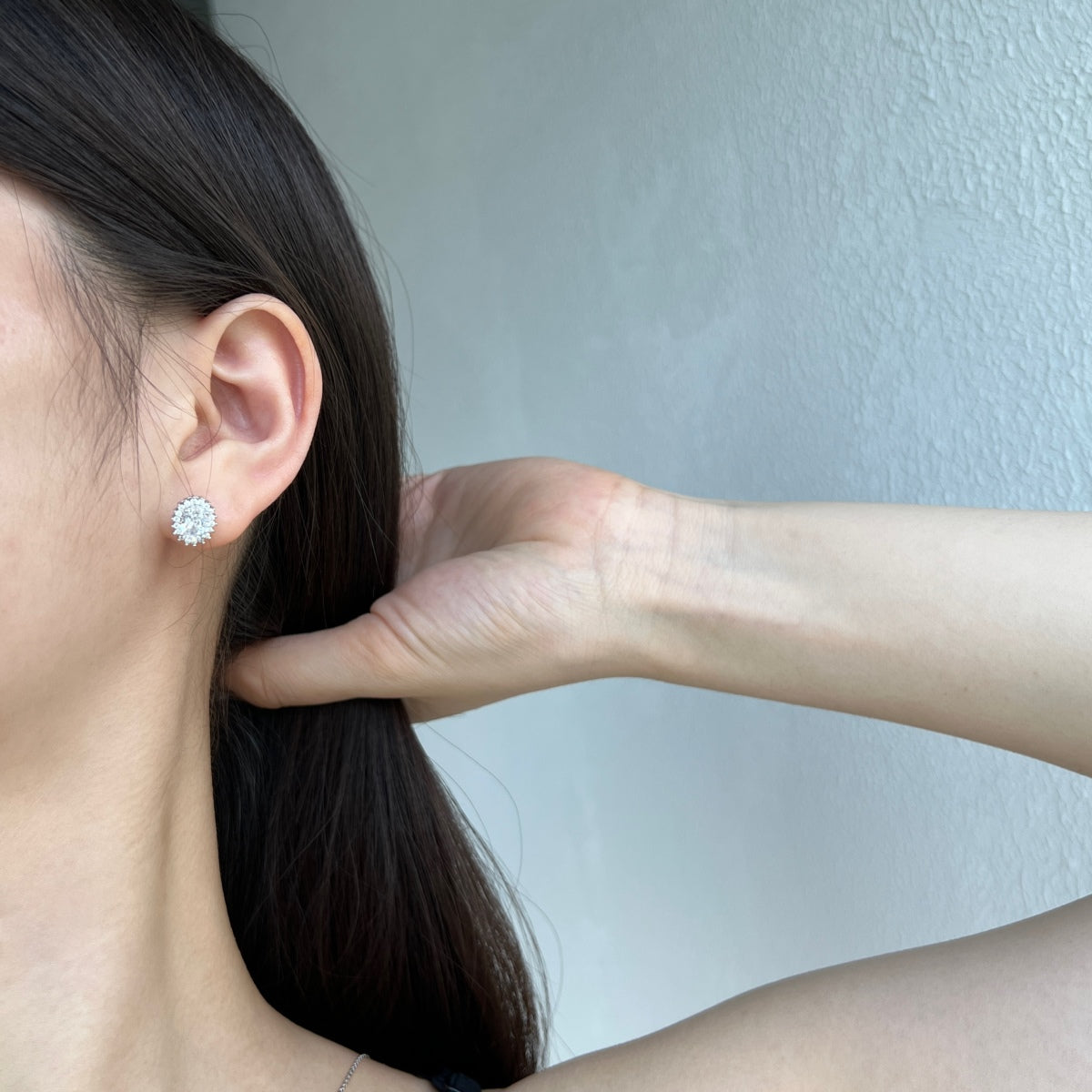 [ORA ]Delicate Radiant Oval Cut Daily Earrings