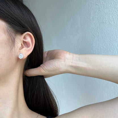 [ORA ]Delicate Radiant Oval Cut Daily Earrings