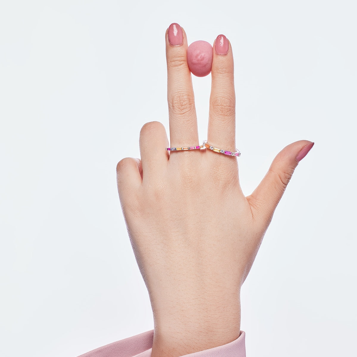 [ORA ]Lively In Shades Elegant Radiant Cut Daily Ring