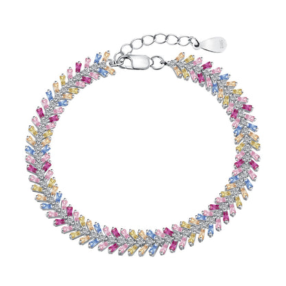 [ORA ]Dainty Radiant Emerald Cut Daily Bracelet