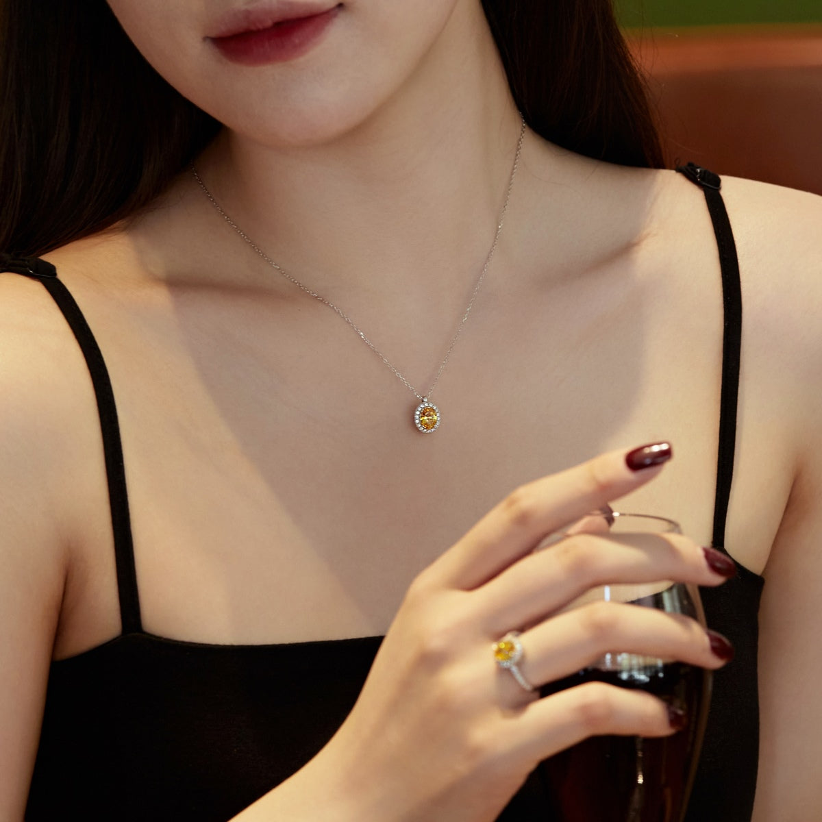 [ORA ]Delicate Unique Oval Cut Daily Earrings