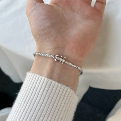 [ORA ]Dazzling Exquisite Round Cut Daily Bracelet