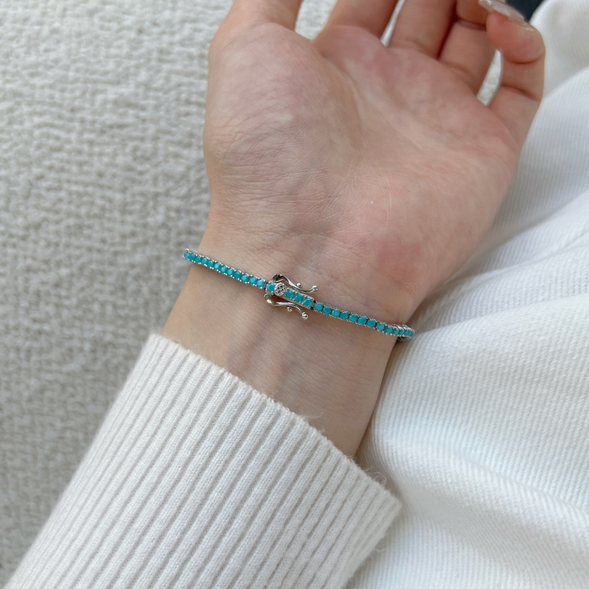 [ORA ]Dazzling Exquisite Round Cut Daily Bracelet