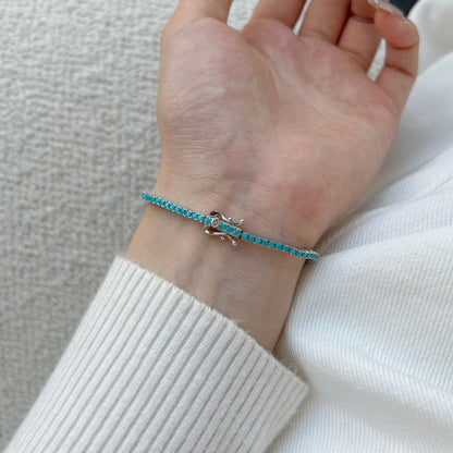 [ORA ]Dazzling Exquisite Round Cut Daily Bracelet