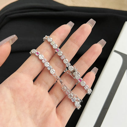 [ORA ]Dazzling Radiant Multi Cut Daily Bracelet