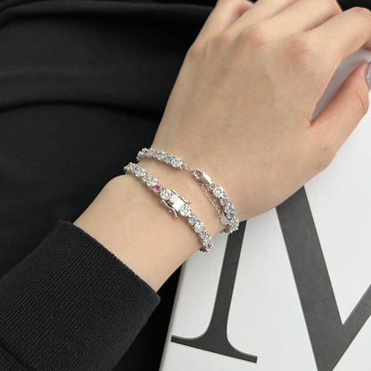 [ORA ]Dazzling Radiant Multi Cut Daily Bracelet