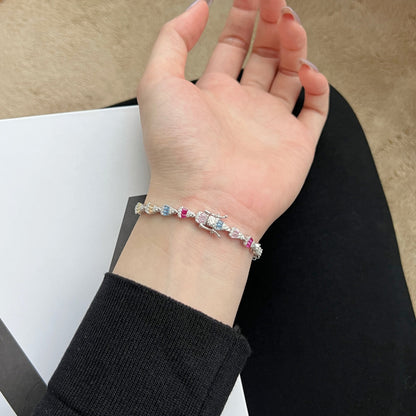 [ORA ]Radiant Water Drop Shape Daily Bracelet