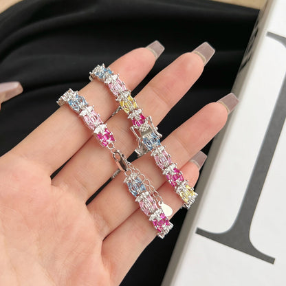 [ORA ]Delicate Colorful Multi Cut Party Bracelet
