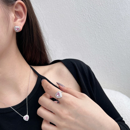 [ORA ]Dazzling Heart Shape Lover Earrings