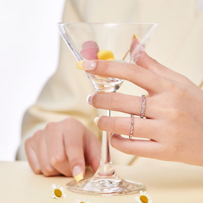 [ORA ]Dainty Ebullient Round Cut Daily Ring
