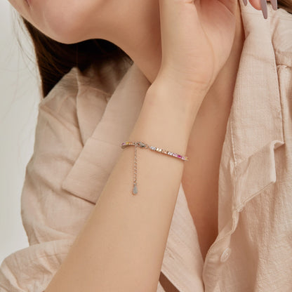 [ORA ]Delicate Romantic Heart Shape Lover Bracelet