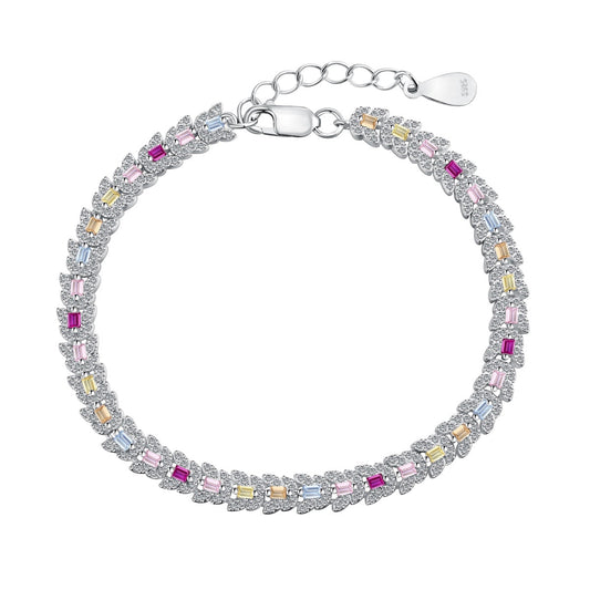 [ORA ]Delicate Colorful Multi Cut Daily Bracelet