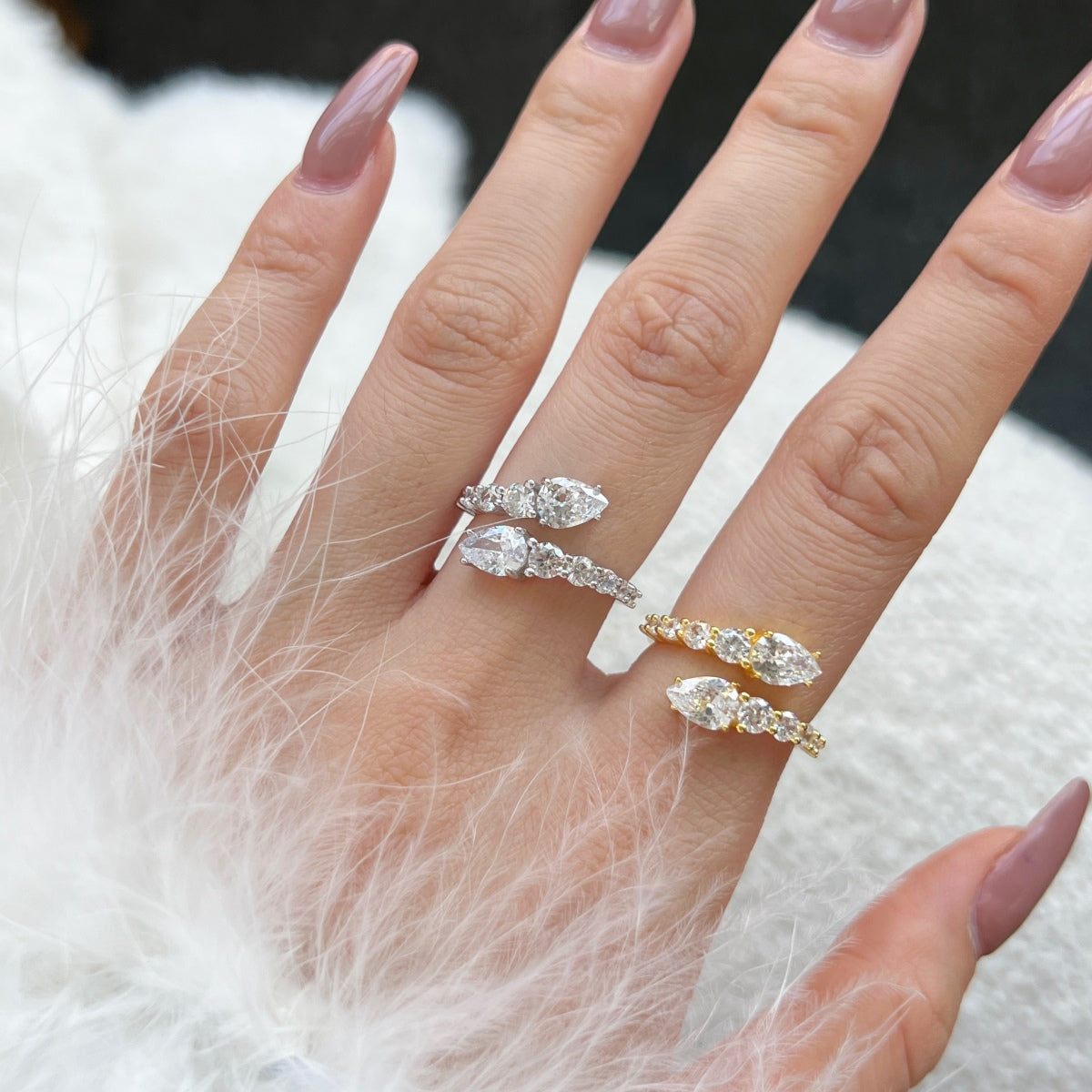 [ORA ]Delicate Lively Snake Shape Daily Ring