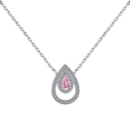 [ORA ]Sparkling Pear Cut Necklace