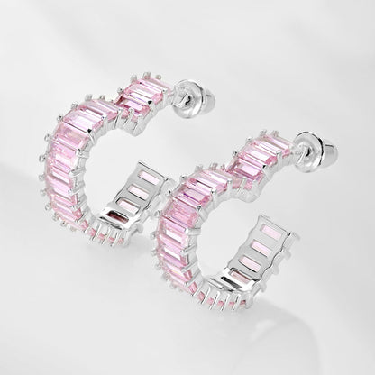 [ORA ]Radiant Heart Cutout Earrings